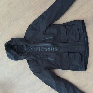 Superdry Charcoal Hooded Jacket